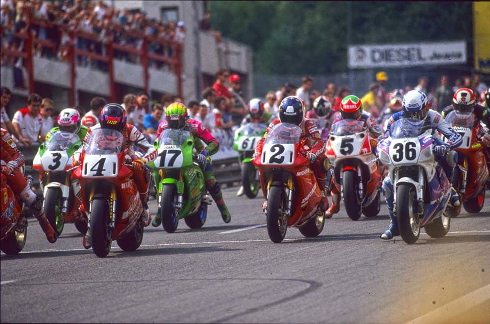 1993　ワールドスーパーバイク　スパフランコルシャン　ベルギー